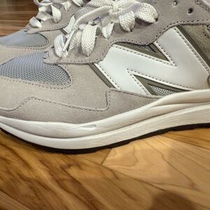 New Balance 54/70 Gray and White Sneakers - Worn Once